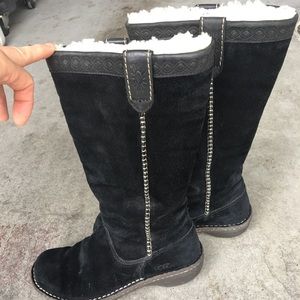 Ugg tall Swell suede leather boots